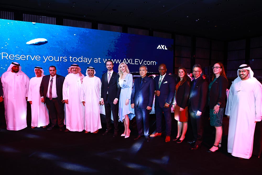 AXL Electric Vehicles unveils first Canadian EV brand SHARX-5 in Dubai