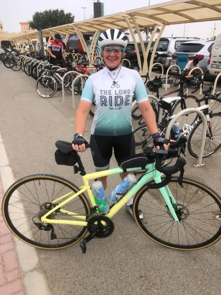 Dubai-based adventurer Paula Ralph set to cycle 19,800 kms from South Africa to Norway