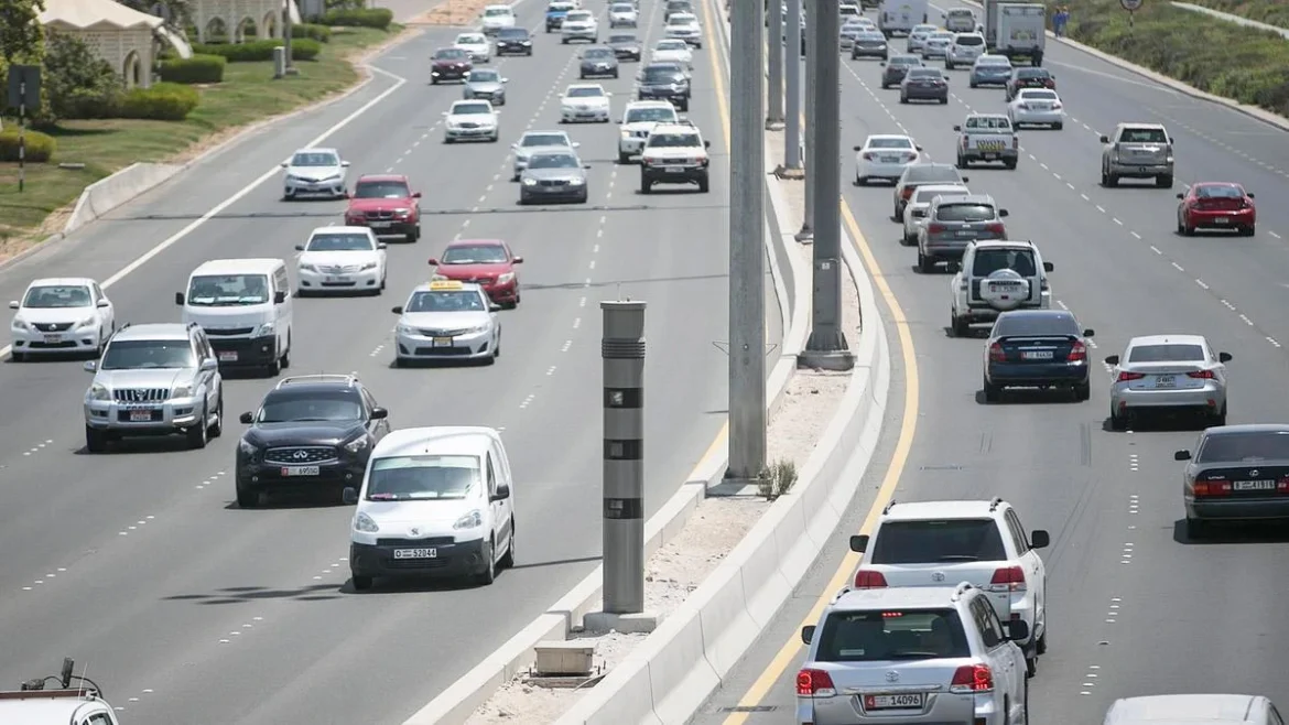 traffic fine for drving slow in fast lane fine for slow driving in fast lane in UAE.