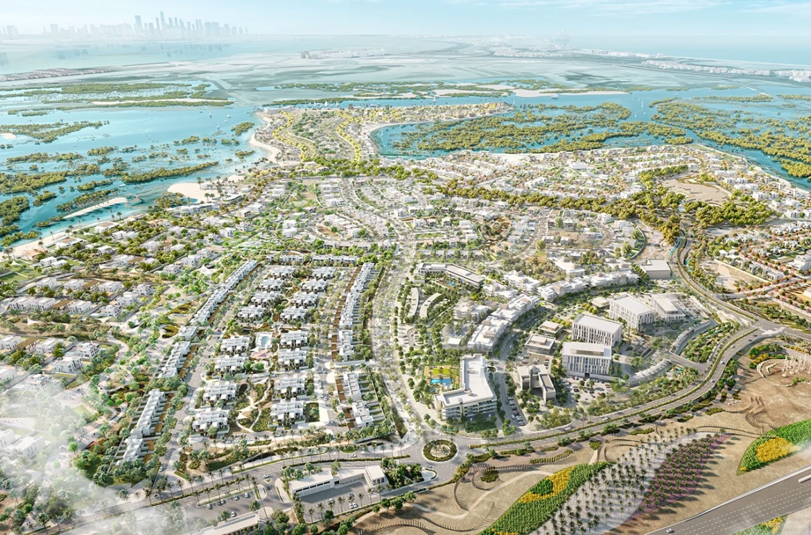 Aerial View of Jubail Island Jubail Island Abu Dhabi
