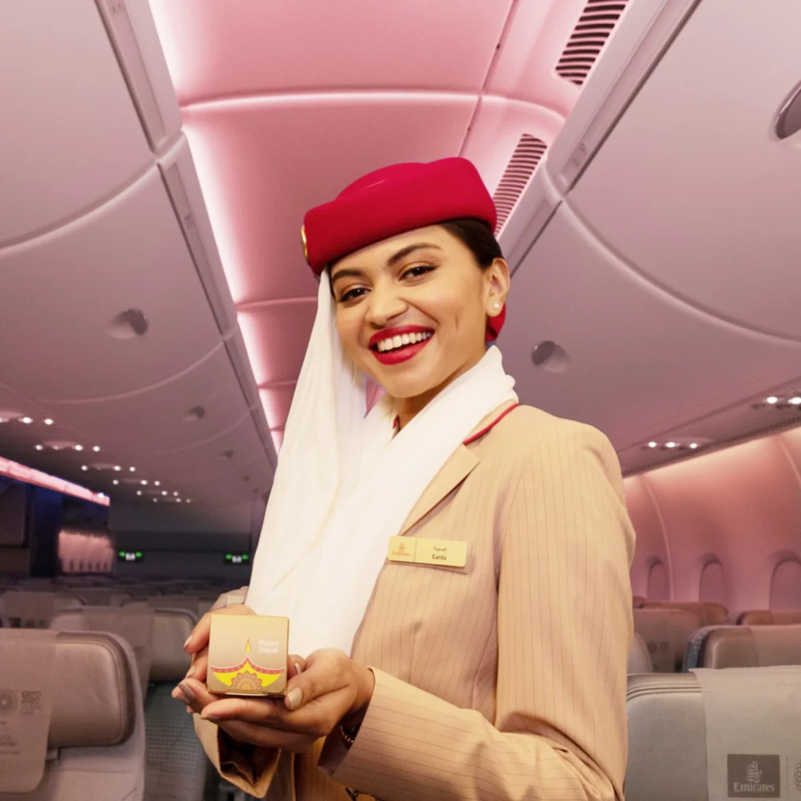 Diwali onboard Emirates flights to and from India