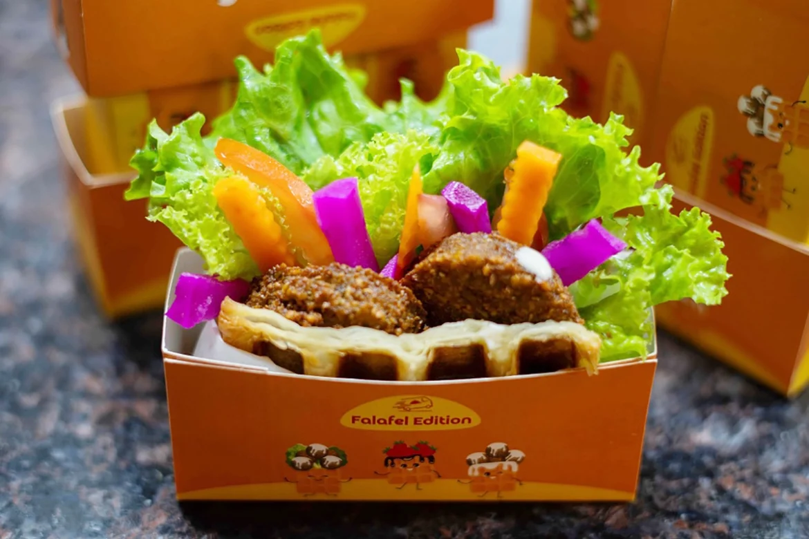 Global Village kiosks: Chicken Slovaki, Gyro's and Keftedes and Swicy