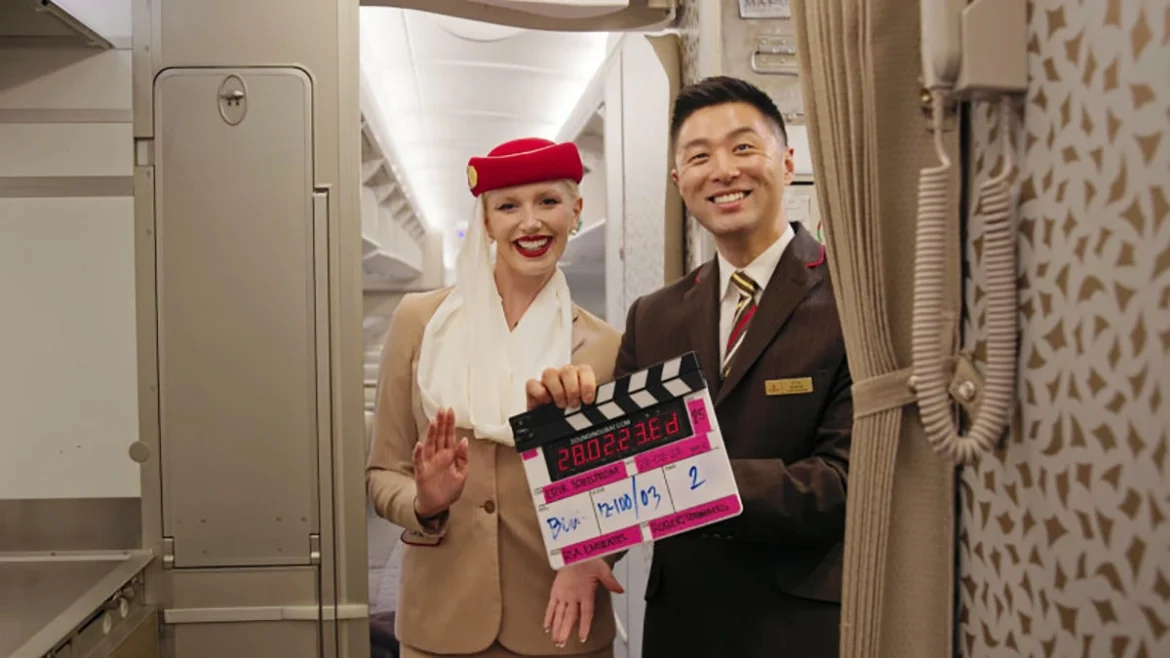 Penélope Cruz emirates airline video Video: Penélope Cruz flies to Dubai for Emirates airline ads campaign