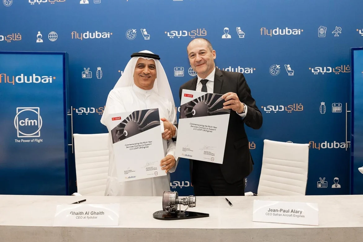 flydubai+x+CFM+(05) flydubai signs services agreement for CFM LEAP-1B engines