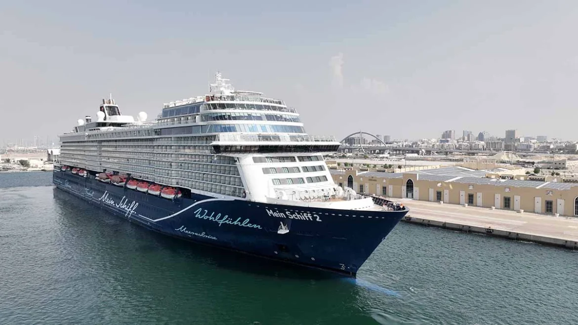Luxury liner Mein Schiff 2 arrives in Dubai