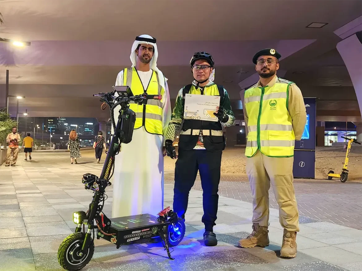 Speed limit for e-scooter and bicycle riders in Dubai