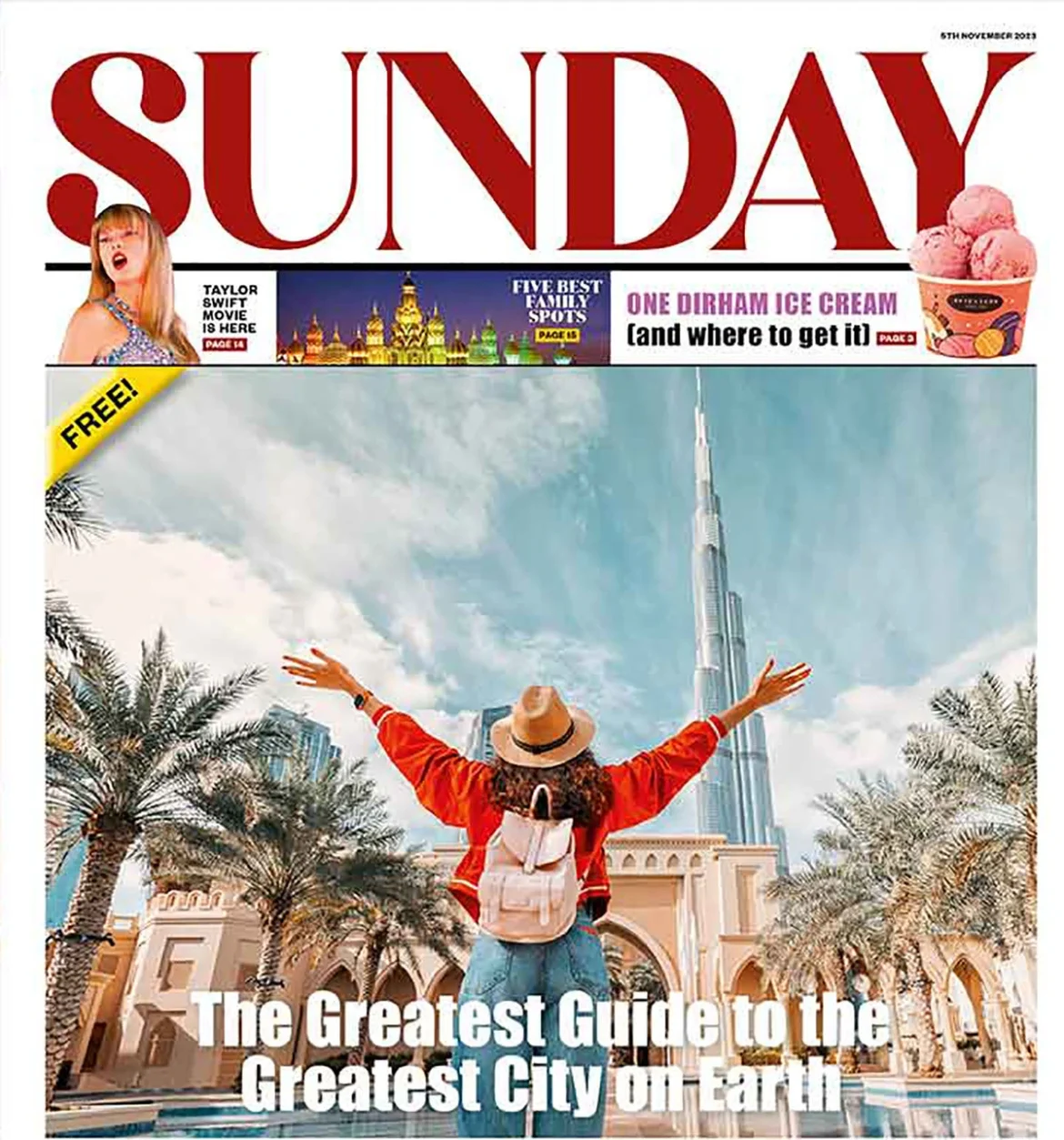 Photo credit: Arabian Business Sunday new weekly newspaper in Dubai