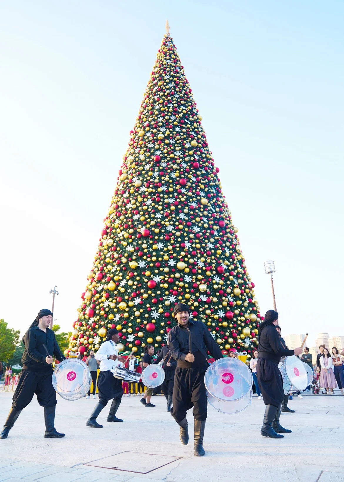 tallest festive tree in the Middle East