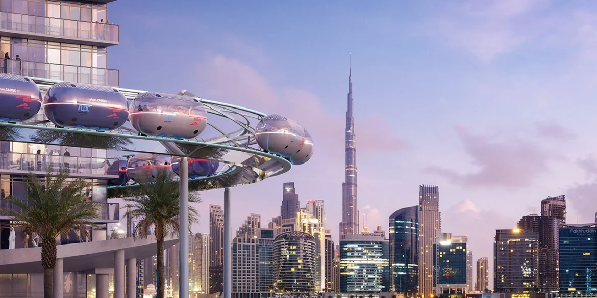 Dubai new transport system Floc Duo Rail System