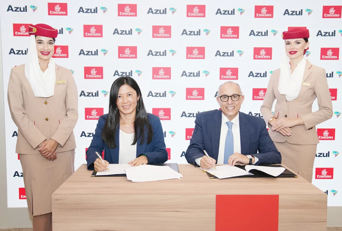 Emirates airline and Azul