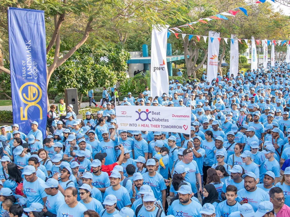 Beat Diabetes walk Dubai Beat Diabetes walk Dubai