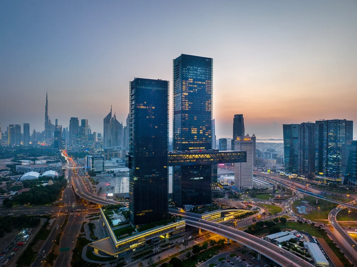 Dusk view of One Za’abeel One Za’abeel Tower Dubai