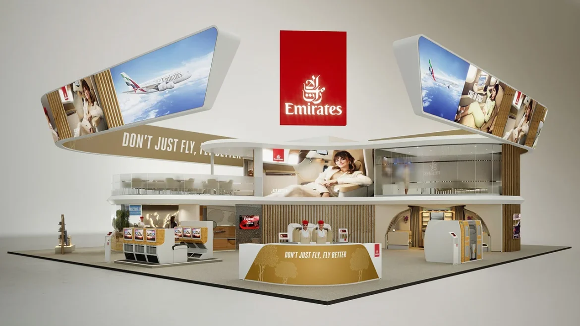 Emirates airline at ITB Berlin 2024