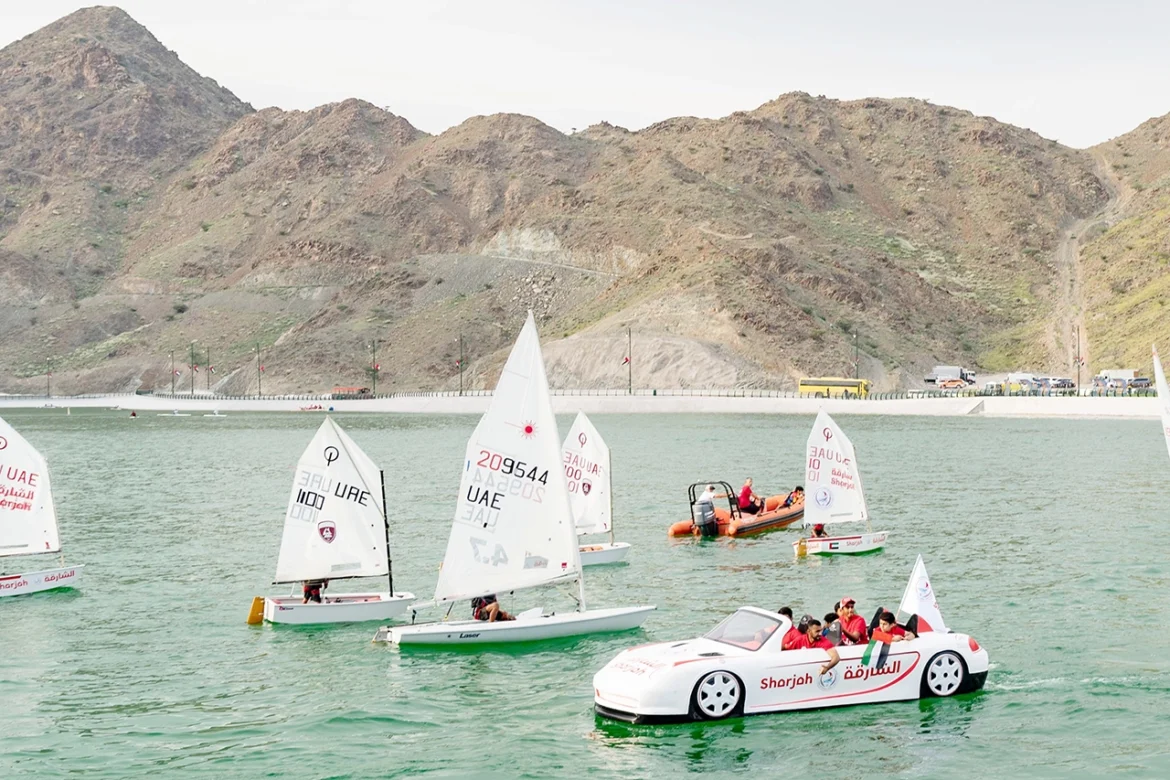 Al Hefaiyah Lake in Kalba, Sharjah