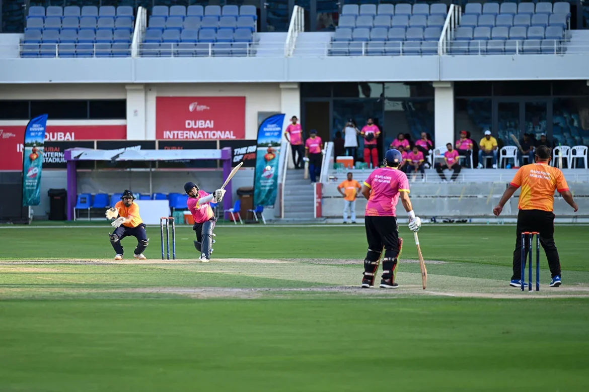 Travel Partners playing a friendly match Barbados Tourism hosts GCC travel partner cricket match in Dubai