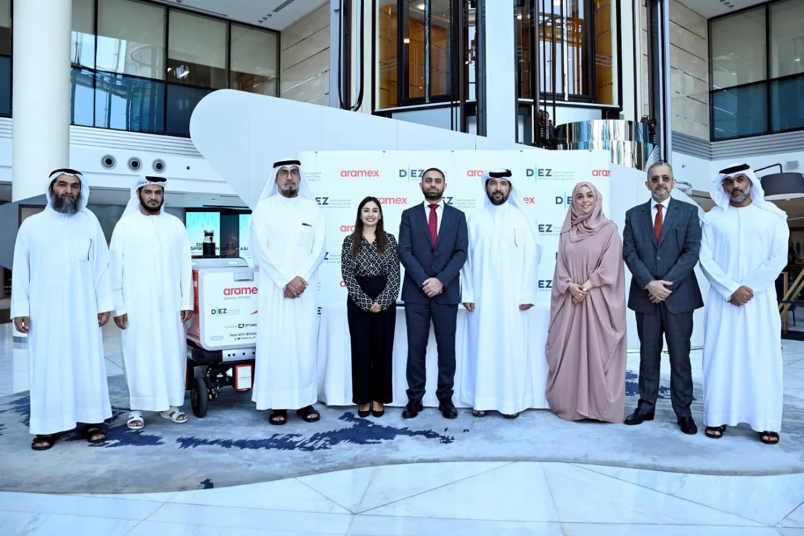 DIEZ and Aramex launch autonomous delivery robot in Dubai Silicon Oasis