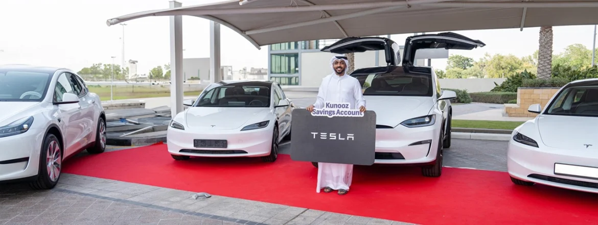 UAE residents win Tesla cars in Save and Win Campaign