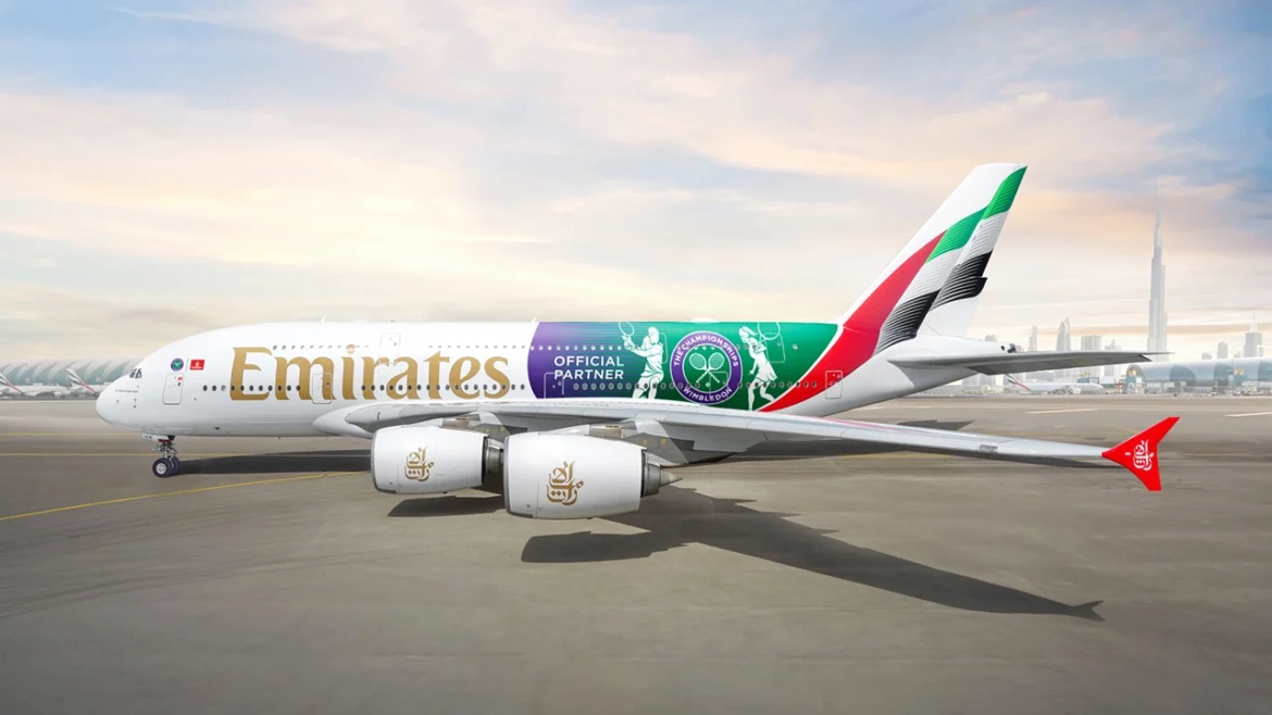 Emirates airline makes its grand debut at The Championships, Wimbledon