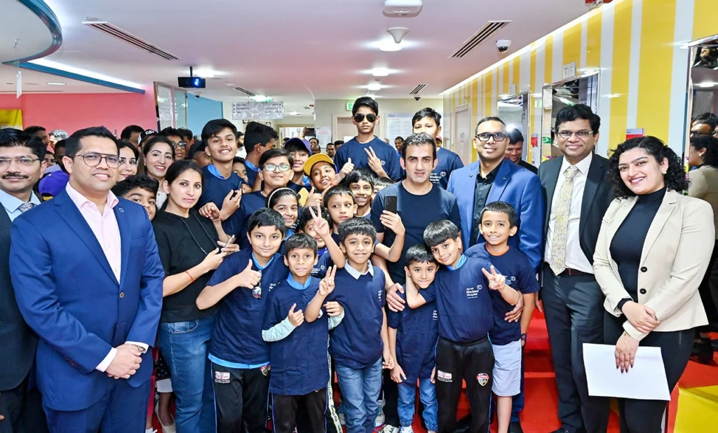 Gautam Gambhir in Abu Dhabi