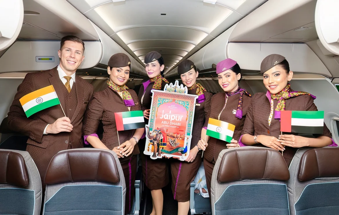 Abu Dhabi to Jaipur flights