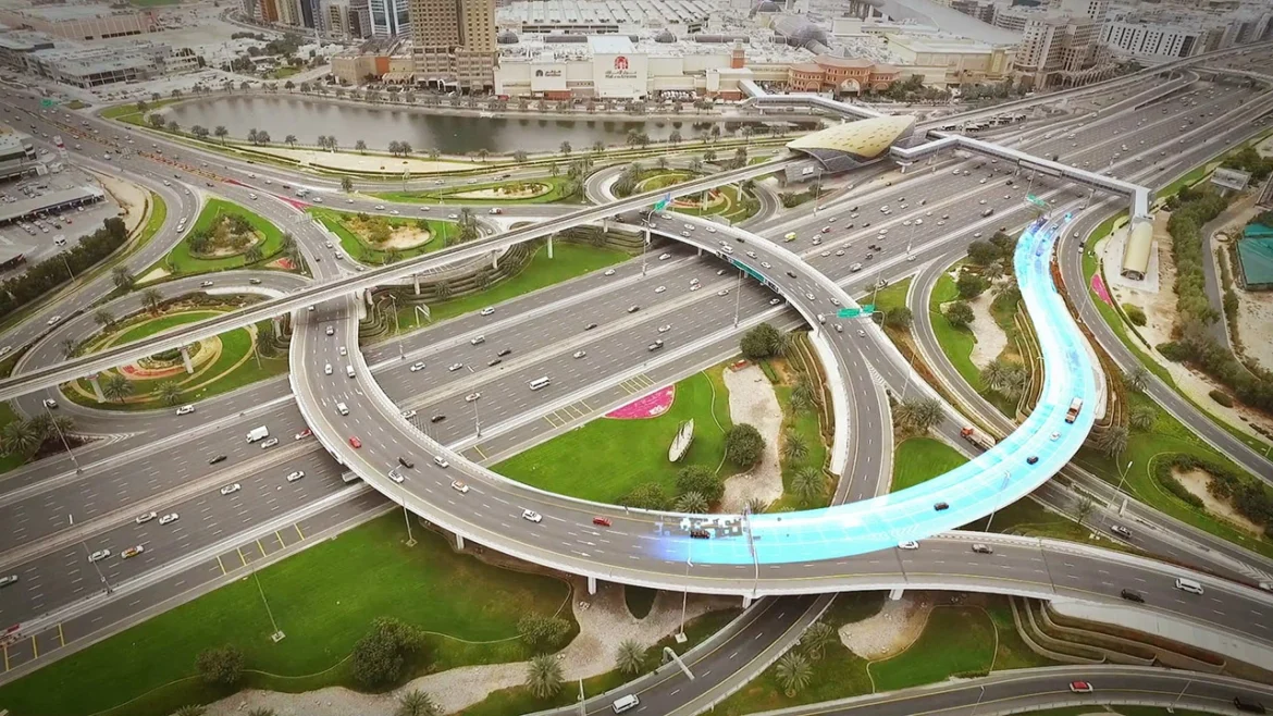 Mall of the emirates area New bridge - Mall of the Emirates