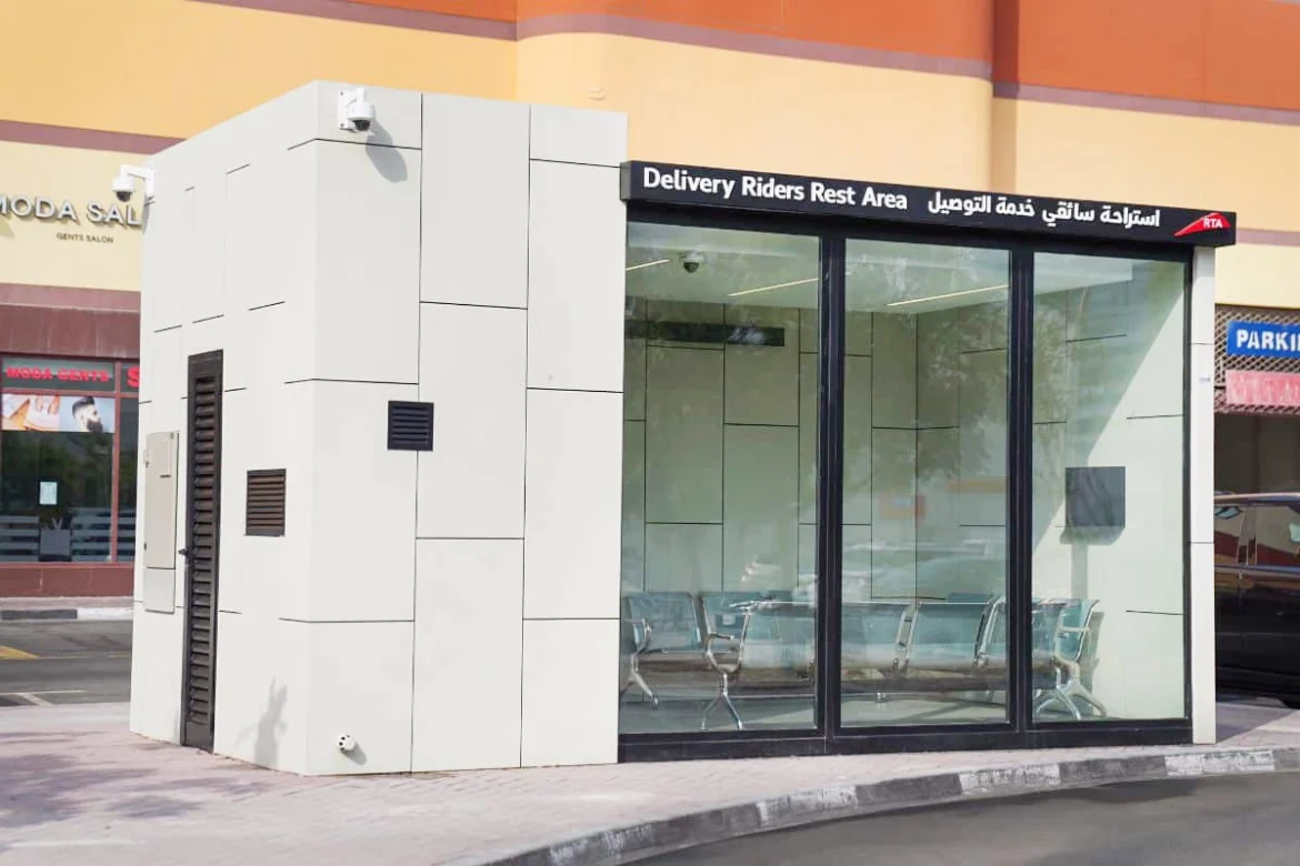 Dubai rest areas for delivery riders Dubai rest areas for delivery riders