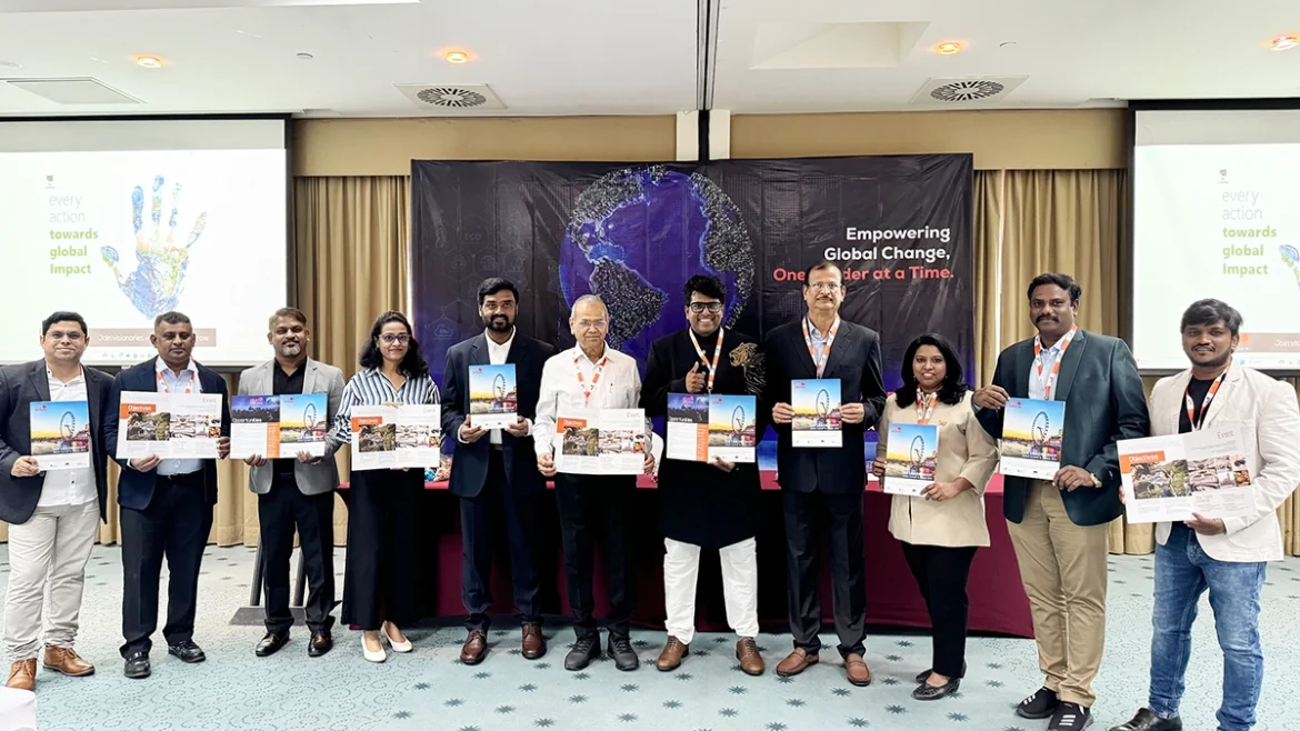 ISR Leadership Team at the press conference in Dubai ISR Leadership Global Summit and Awards, London