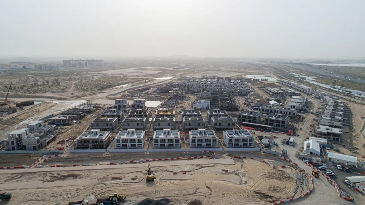 The Pulse Beachfront Construction The Pulse Beachfront in Dubai South