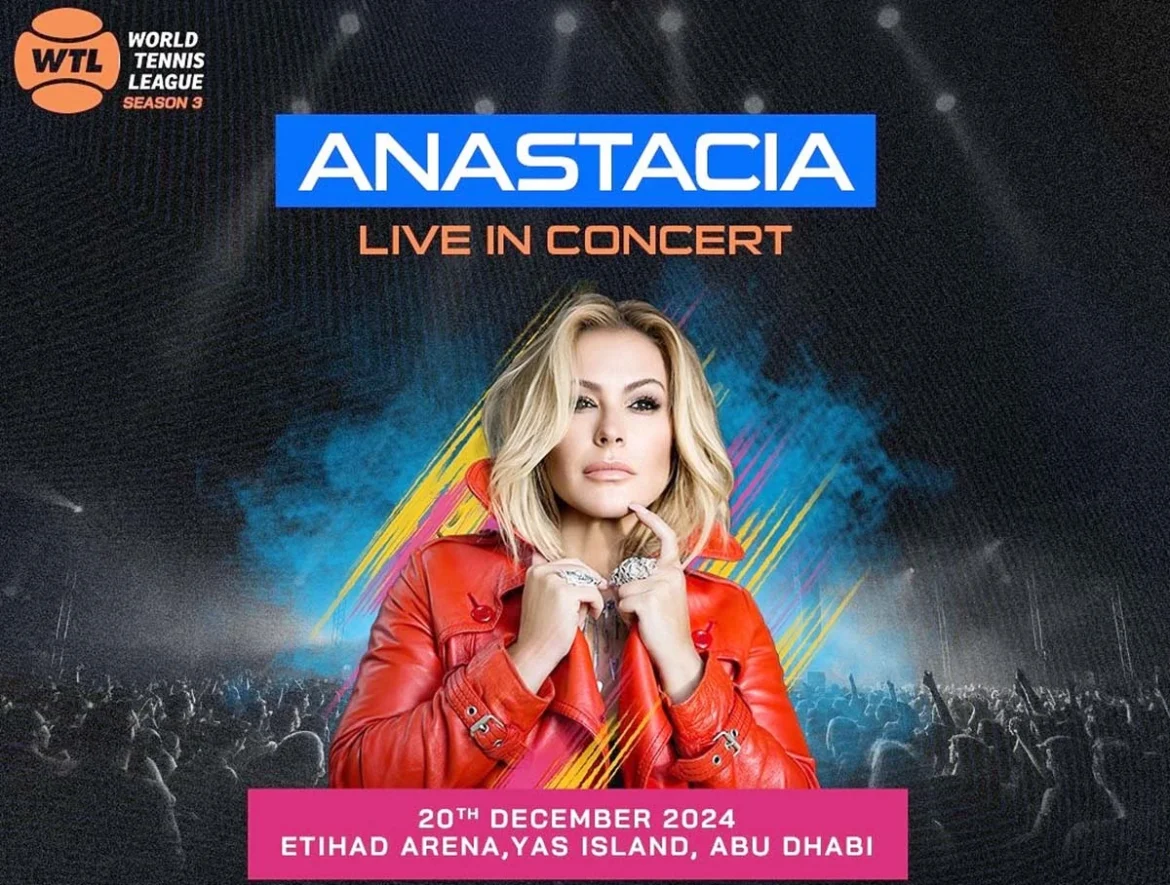 Anastacia at World Tennis League American singer Anastacia to perform at World Tennis League