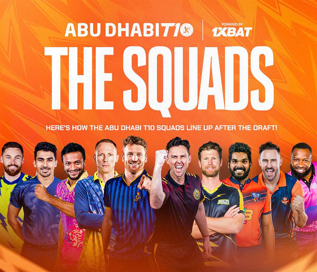 Abu Dhabi T10, 2024 squads, teams All you need to now