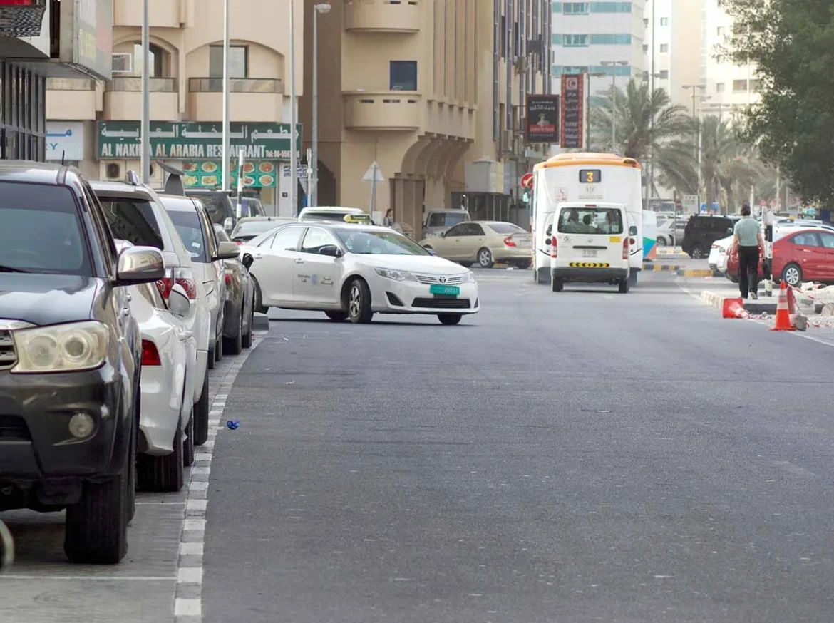 Sharjah paid parking in 7-day zones