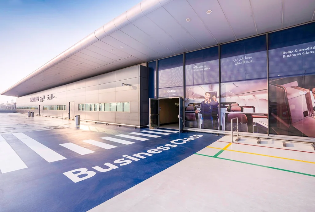 flydubai’s new dedicated Business Class check-in at Terminal 2