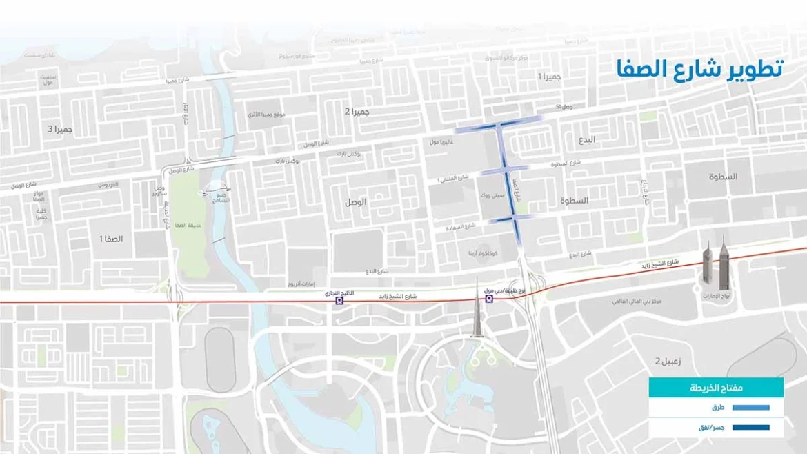 Dubai’s 2024-2027 roads development plan