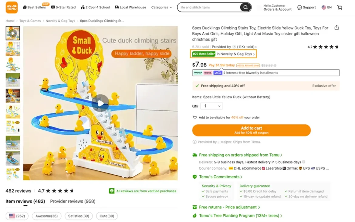 Temu best sellers in UAE Top five tips to shop on Temu like a pro