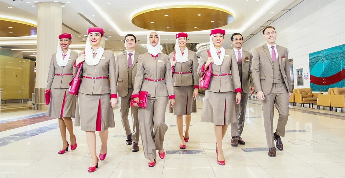 Emirates new stylish uniform