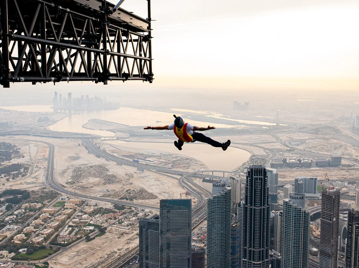 Burj khalifa base jump XDubai concludes EXIT139 with 437 BASE jumps at Burj Khalifa