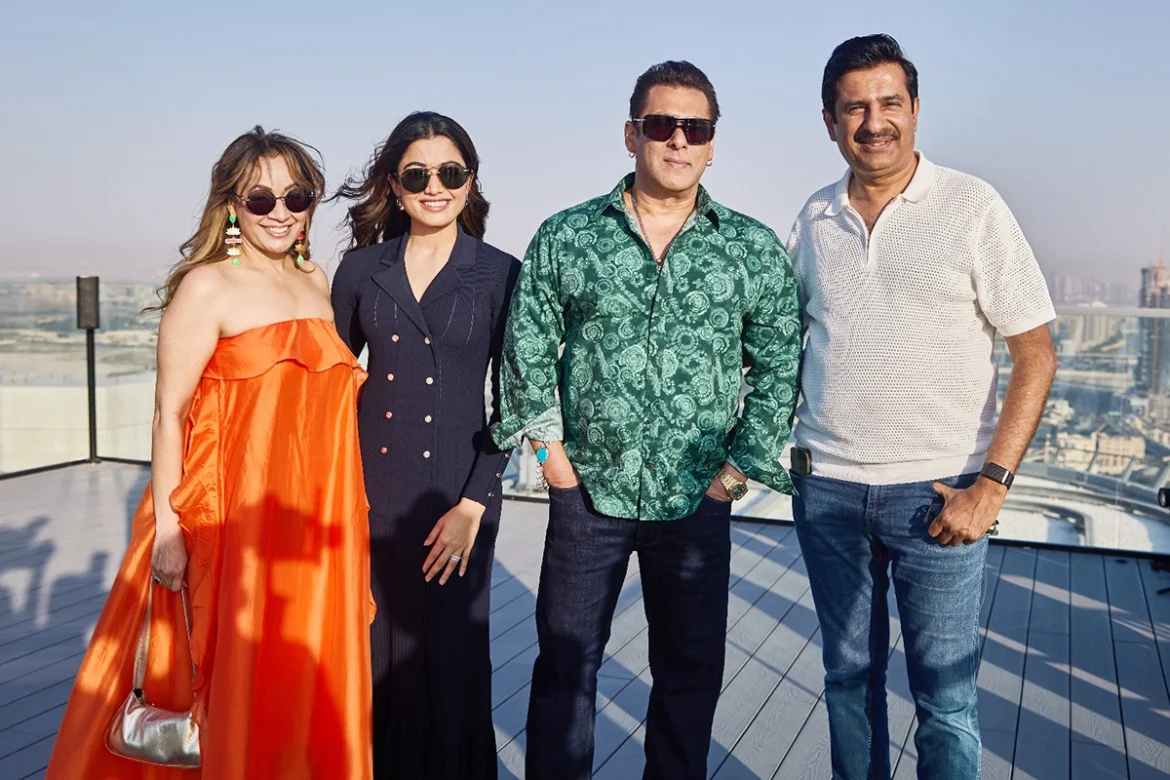 Salman Khan in Dubai Salman Khan, Rashmika Mandanna