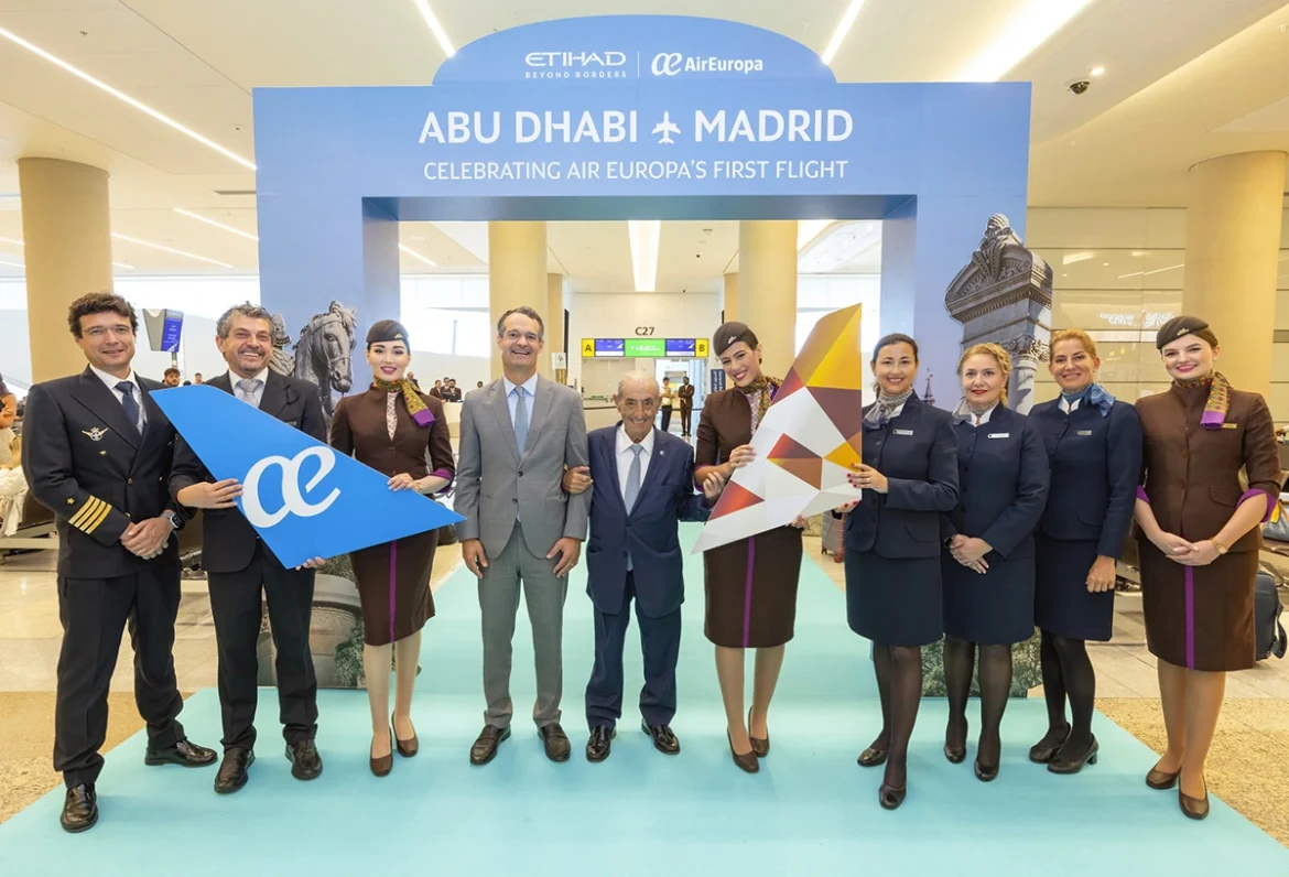 Etihad-Airways (1) Etihad and Air Europa launch joint Abu Dhabi–Madrid service
