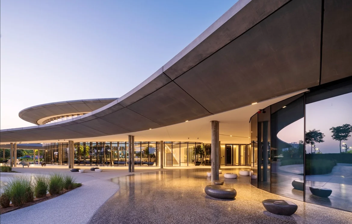 Aljada Discovery Center, designed by Zaha Hadid Architects