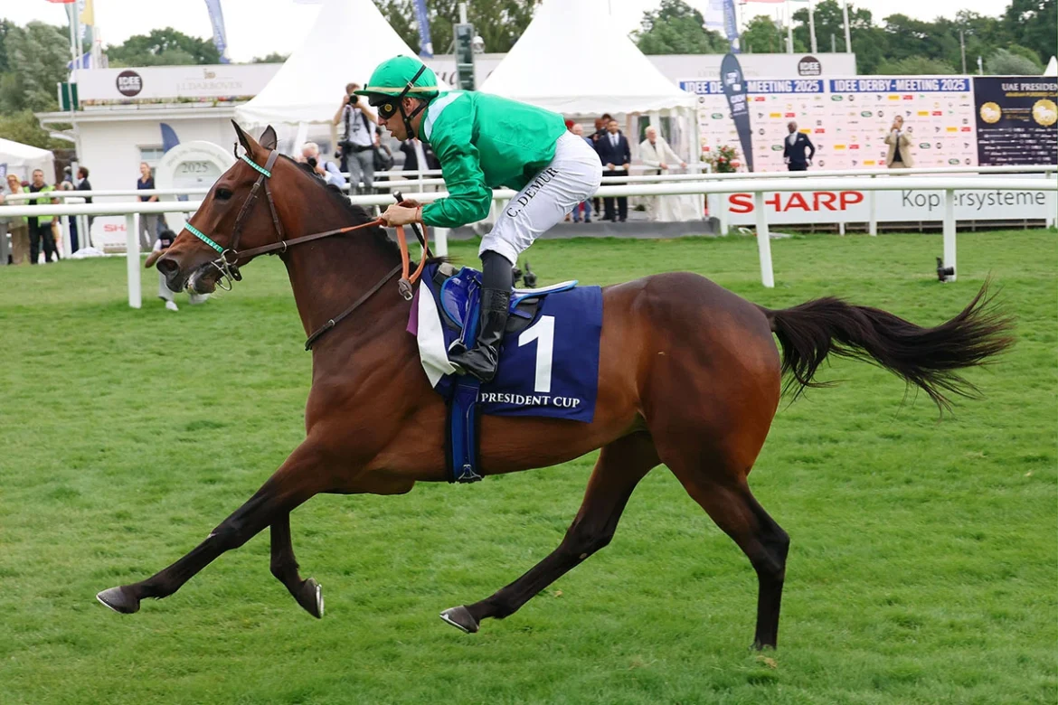 THE WINNER- HM AL CHAHINE HM Alchahine wins UAE President’s Cup in Hamburg