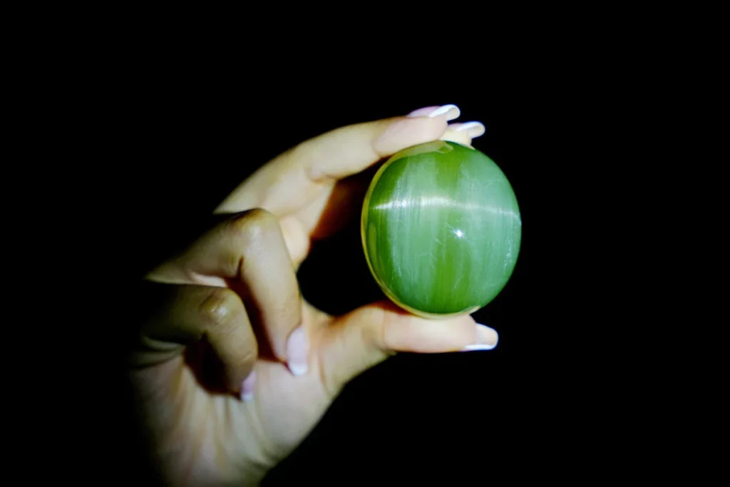 Green Beryl Cat’s Eye