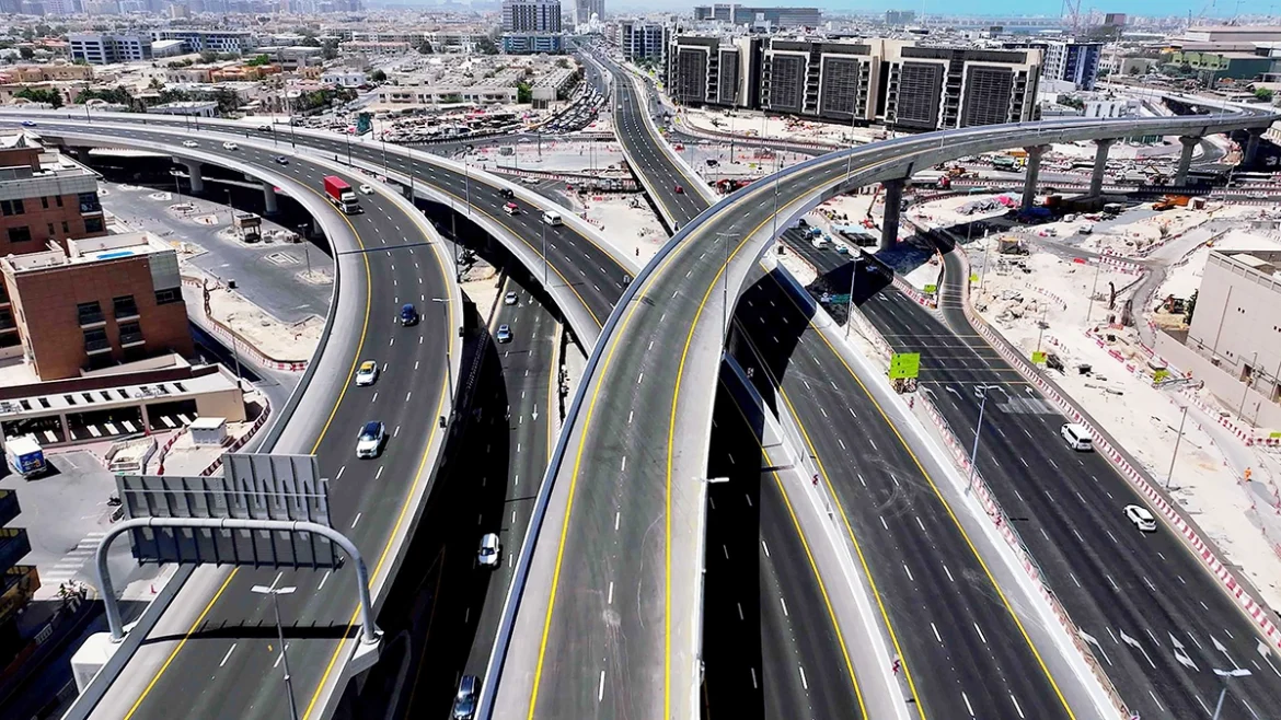 Dubai road and bridges photos Dubai’s road network handles over 3.5 million vehicles daily
