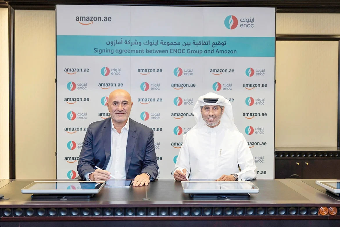 ENOC, AMazon ENOC partners with Amazon to enhance UAE retail experience