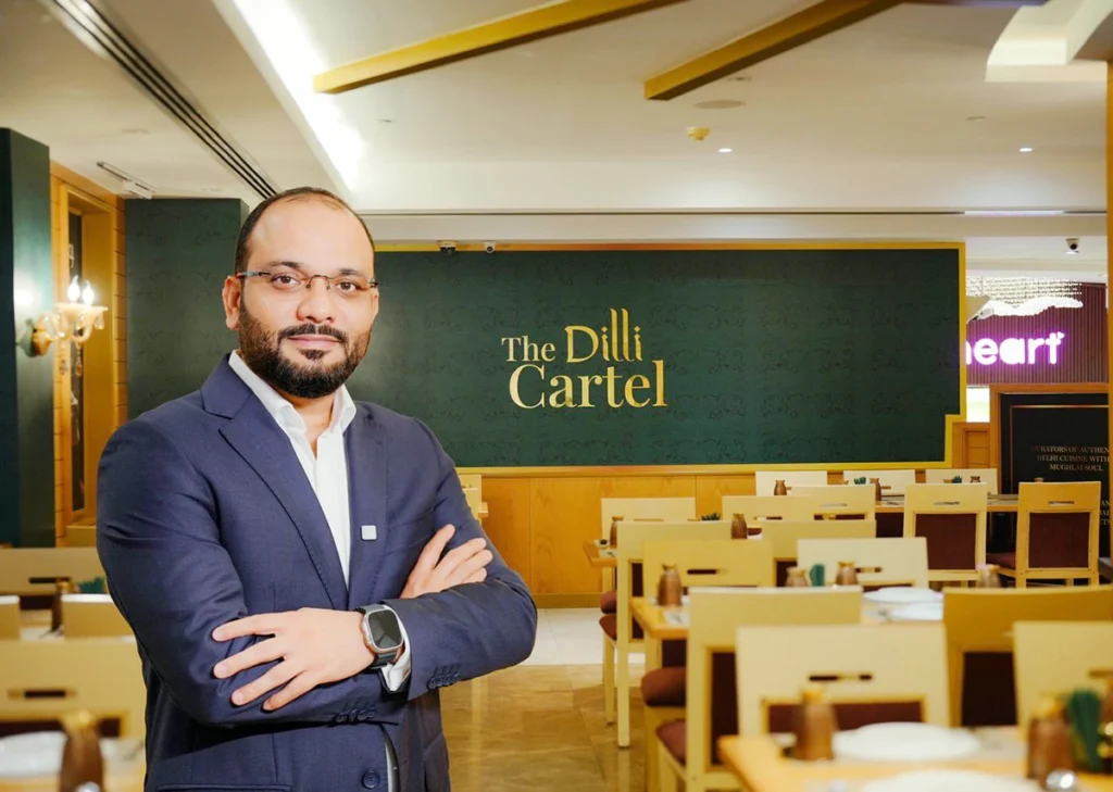 Mr. Nazish Faruqui owner of Dilli Cartel restaurant in Dubai