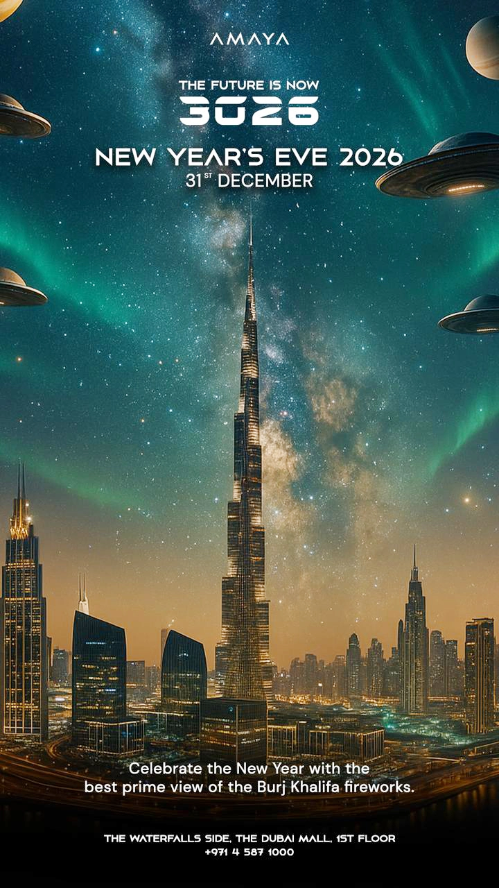 New Year’s Eve by Burj Khalifa: Celebrate at Amaya Dubai