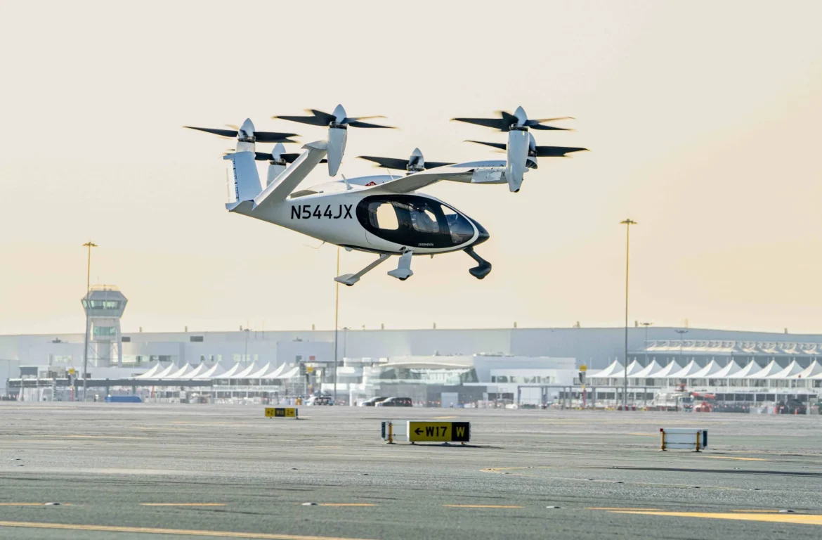 Dubai air taxi completes first flight from Margham to DWC