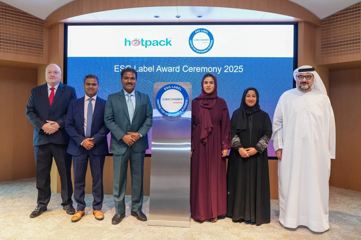 Hotpack earns advanced ESG label from Dubai Chamber