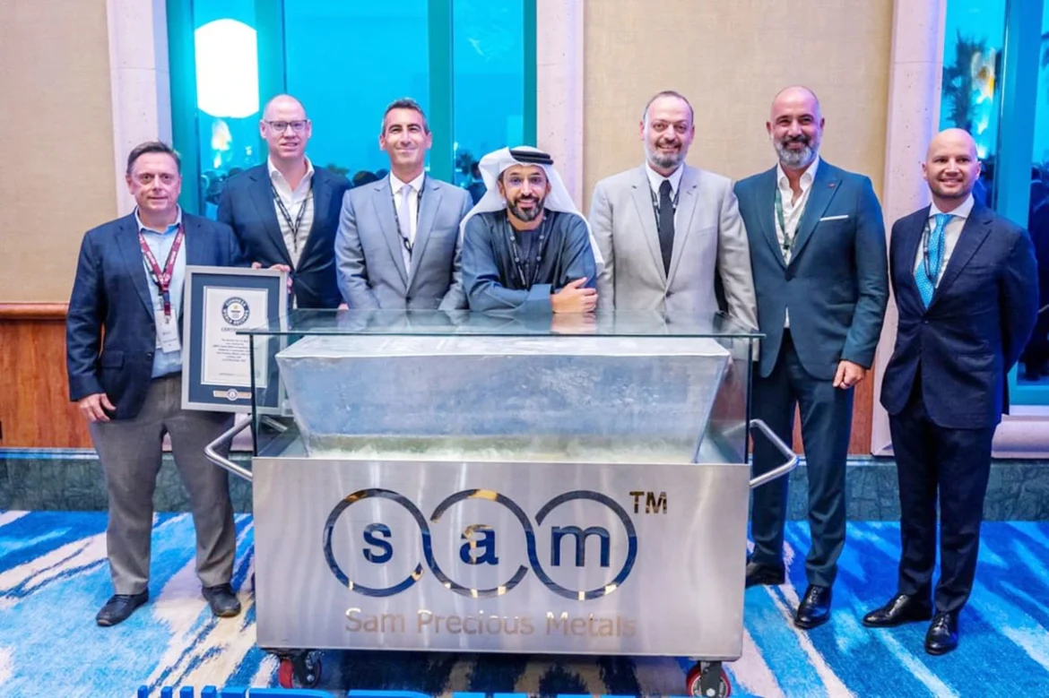 DMCC unveils world’s largest silver bar in Dubai