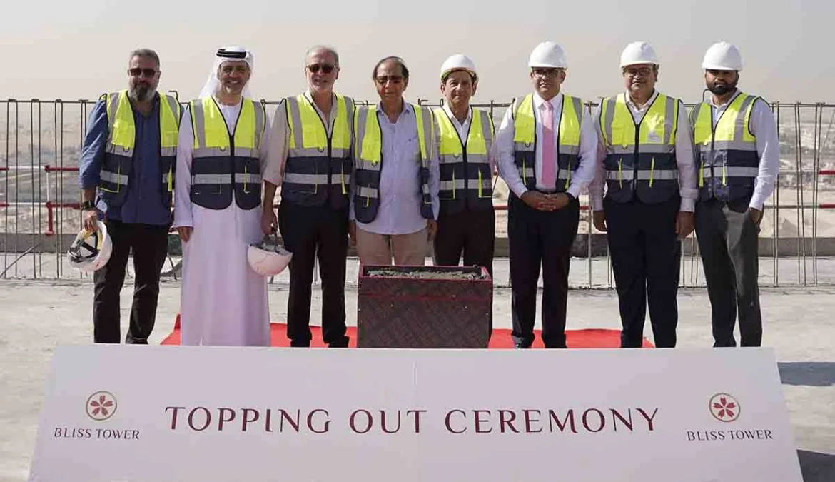 Pure Bliss Development completes main structure of Bliss Tower