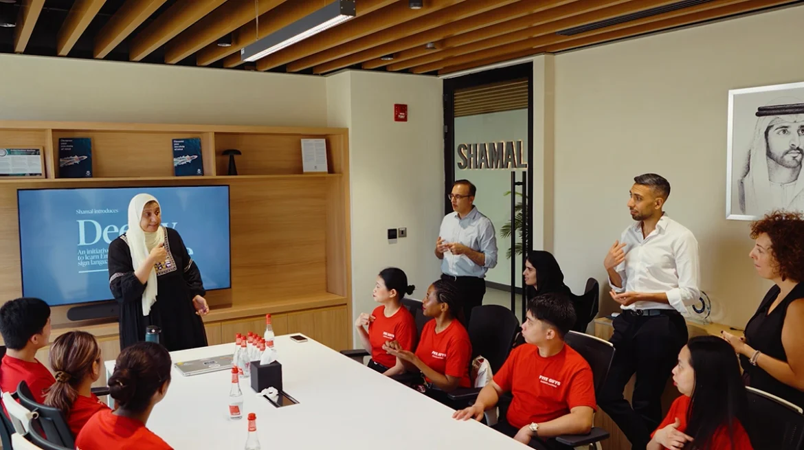 Image 1_Emirati Sign Language training for Shamal and Five Guys employees